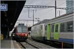 Ein SBB RBDe 560  Domino  im Einstatz auf der Strecke nach Biel/bienne beim Wenden in Neuchâtel.