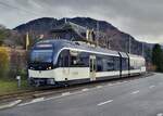 Beim Bahnhof von Blonay, aber schon auf der Strecke der Bolay Chamby Bahn ist der CEV MVR ABeh 2/6 7503  Blonay Chamby  abgestellt.

9. Jan. 2026