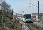 In Lausanne verkehren auf der m1 (M�tro Linie 1, die praktisch �berall offen verl�uft) Bem 550.