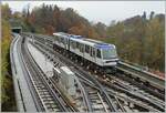 Der TL Be 8/8 252 der Linie M2 bei der Haltestelle La Sallaz, wo die Gleisanlagen auch ein Abstellen der Züge erlauben. Zudem wenden einige Züge hier.

9. November 2008