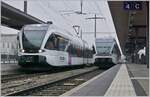 In Weinfelden stehen die beiden Thurbo GTW 526 726-7 und 263-4 nach St-Margrethen und Wil SG beieinander.

8. Dez. 2022  
