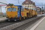 Am 23 Juni 2024 spielte das wetter nicht mit in Pratteln, wo BNA 665 in Bahnarbeiten eingesetzt wurde.