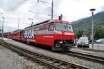 RhB Ge 4/4 III Nr.646 in Landquart am 29.08.2009.