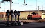 SBB Ee 3/3 beim Abl�utewerk in Romannshorn am 06.06.1981.