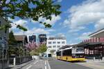 (286'285) - Amstein, Willisau - Nr. SOL 1/LU 259'760/PID 10'285 - Solaris am 21. April 2026 beim Bahnhof Nebikon