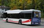 (281'314) - ARAG Ruswil - Nr. 57/LU 15'534 - eSolaris am 12. Oktober 2025 beim Bahnhof Wolhusen