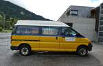 (280'188) - Fontana, Ilanz - Nr. 1/GR 233 U - Toyota (e PostAuto Graub�nden/PID 3401; ex Gemeinde, Duvin) am 9. September 2025 in Ilanz, Garage (Werkstattwagen)
