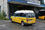 (280'194) - Fontana, Ilanz - Nr. 1/GR 233 U - Toyota (ex PostAuto Graub�nden/PID 3401; ex Gemeinde, Duvin) am 9. September 2025 in Ilanz, Garage (Werkstattwagen)