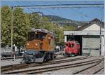 50 Jahre Blonay Chamby - MEGA BERNINA FESTIVAL: Komplex war das Manöver insofern, da das Bernina Krokodil auch für die Rückfahrt als Spitzenfahrzeug eingereiht werden sollte.