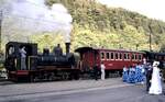 ZH E 3/3 Lok Nr.5 genannt Schnaggi-Schaggi Nahe Zürich am 06.09.1980.