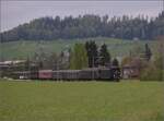 Rundfahrt vom Bodensee durchs Emmental mit 23 058 und Ae 4/7 11022.