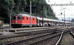 SBB Re 4/4 III Nr.11 381 in Turgi am 18.08.1984.