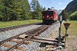 RhB Ge 4/4 I U Nr.601 in Spinas am 19.08.2009.
