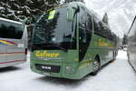 (283'945) - Gafner, Gwatt - Nr. 100/BE 26'288 - MAN (ex PostAuto Bern PID 10'654) am 10. Januar 2026 in Adelboden, Unter dem Birg