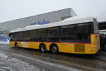 (283'835) - Steiner, Messen - SO 21'149/PID 5371 - Scania/Hess am 10. Januar 2026 beim Bahnhof Frutigen