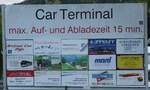 (262'467) - Plakat fr Gafner Car Thun, Thun-Sd-Reisen, Fankhauser, A.