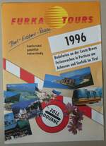 (262'734) - Furka Tours-Bus-Erlebnis-Reisen 1996 am 19.