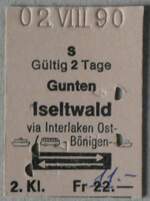 (271'712) - STI/AAGI-Einzelbillet vom 2.