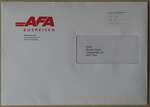 (272'753) - AFA-Briefumschlag vom 28.