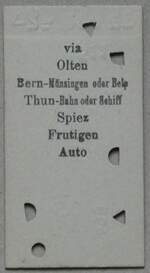         (283'368) - AFA-Einzelbillet vom 27.