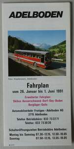 (286'923) - AFA-Fahrplan vom 26.