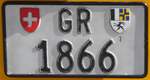 (276'994) - Nummernschild - GR 1866 - am 19.