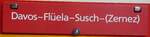 (276'987) - Routentafel - Davos-Fl�ela-Susch-(Zernez) - am 19.