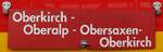(279'755) - Routentafel - Oberkirch - Oberalp - Obersaxen - Oberkirch - am 30.