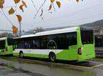 (268'412) - transN, La Chaux-de-Fonds - Nr. 333/NE 102'733 - Mercedes (ex TRN La Chaux-de-Fonds Nr. 333) am 24. Oktober 2024 beim Bahnhof Fleurier