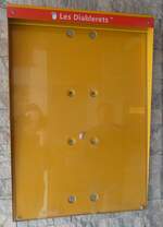 (285'164) - Alte Postauto-Fahrplanhalterung a, 1. M�rz 2026 in Les Diablerets, Post