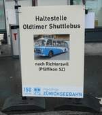 (280'713) - Haltestelle Oldtimer Shuttlebus nach Richterswil (Pf�ffikon SZ) am 27.