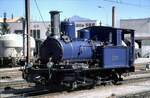 DFB Hg 2/3 Nr.6 in Chur im August 1990.