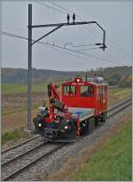 120 Jahre BAM MBC - Jubiläumsimpessionen: Der Tm 2/2 N° 41 auf dem Weg nach Apples zur Fahrzeugparade.