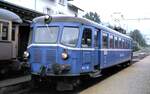 OeBB Be 2/4 Nr.201 in Balsthal am 25.08.1984.
