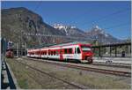 In Martigny wartet der Region Alpes NINA RABe 525-039 auf die Abfahrt nach Le Ch�ble. Durch die laufende Inbetriebnahme der EVO RABe 733 ist das Ende der Eins�tze der Region Alpes NINA absehbar.

9. April 2026