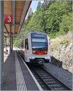Langsam kommen die neuen TMR/SNCF Triebwagen Beh 4/8 Z 838 in Betrieb: der TMR SNCF Beh 4/8 893 (90 85 838 893-0)  Le Trient  ist als Extrazug nach Le Ch�telard Fronti�re gekommen und f�hrt nun als Leermaterialzug nach Vernayaz zur�ck. 

11. Juli 2026