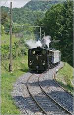 Dieses Jahr fällt mein Beitrag zum  Festival Suisse de la vapeur (Schweizer Dampffestival 2025) arbeitsbedingt etwas weniger üppig aus: Die BFD HG 3/4 N° 3 ist mit ihrem Dampfzug kurz