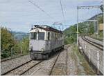 Les chemins de fer disparus - Die verschwundenen Bahnen (LLB 1915 - 1967) Der Leuk Leukerbad Bahn (LLB) Triebwagen mit der Anschrift ABFe 2/4 N° 10 der Blonay Chamby Bahn ist besorgte auch eine