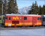 Die Lokomotive HGe 4/4 32 'Villars' wurde 1964 von SIG und MFO an die BVB geliefert.