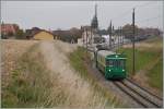 120 Jahre BAM MBC: Alltäglicher Regelbetrieb der BAM: Bt, B und Be 4/4 auf dem Weg nach Bière, doch bei diesem Zug handelt es sich um den Zusatzzug 1110 zum 120 Jahre BAM/MBC Jubiläum.