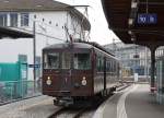 RBS: Bre 4/4 1  BUFFETTRIEBWAGEN  in Solothurn Hauptbahnhof am 3.