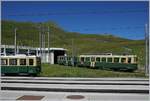 WAB BDeh 4/4 112 und 114 auf der Kleinen Scheidegg.