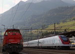 SBB: Abendstimmung in Airolo am 13.