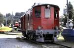 RHB DZeh 2/4 Nr.21 der Rorschach-Heiden-Bahn in Heiden am 10.07.1993.