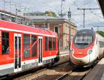 ETR 610 (RABe 503) in Memmingen am 04.06.2022.