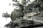 SBB 460 am Genfer See bei Schloss Chillon am 25.08.1999.