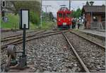 Der letztes Jahr hervorragend revidierte Bernina Bahn RhB ABe 4/4 I 35 der Blonay Chamby Bahn übernimmt zum Saisonauftakt am 3.