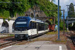 Der MVR (ex CEV) SURF ABeh 2/6 7507 ist am 26 Mai 2023 beim Bahnhof Vevey abgestellt.