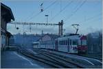 Bereits bei der Rückfahrt des Zugs als S 60 14955 hat sich der Nebel in Broc Village verzogen.