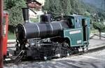 Dampflok Zahnradbahn MGN Nr.1  Rocher de Naye  in Caux am 22.08.1999. Laut eines Eintrags im Internet (www.sommerschi.com) wurde die Dampflok 1992 bei SLM als H 2/3 mit Ölbefeuerung bestellt, konnte sich nie durchsetzen. im Jahr 2005 wurde die Lok an die Brienz-Rothornn-Bahn abgegeben und ist dort unter Nr.16 in Betrieb.